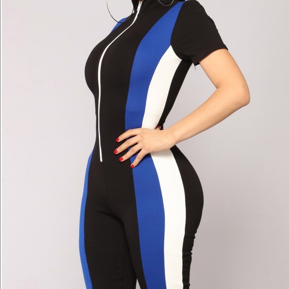 Color blocking romper - Picture 2 of 2